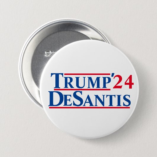Trump / DeSantis '24 Button (Vorne & Hinten)