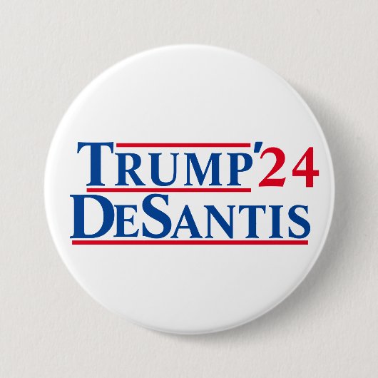 Trump / DeSantis '24 Button (Vorderseite)