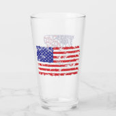 Trump DeSantis für Präsident 2024 Glas (Rückseite)