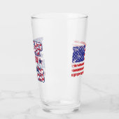 Trump DeSantis für Präsident 2024 Glas (Links)