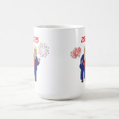 Trump Design tanzen - 2025 Kaffeetasse (Mittel)