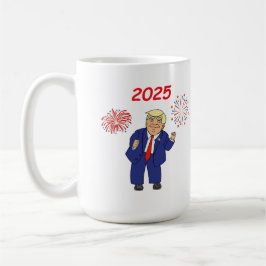 Trump Design tanzen - 2025 Kaffeetasse