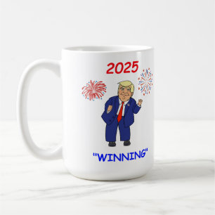 Trump Design tanzen - gewinnen Kaffeetasse