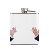 Trump-Desinfektionsmittel Flachmann (Rückseite)