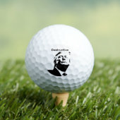 Trump/Destructive Golf balls Golfball (Insitu T-Shirt)