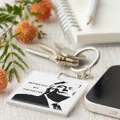 Trump/Destructive Not Constructive Keychain Schlüsselanhänger (Vorderseite rechts)