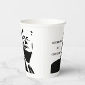 Trump/Destructive Not Constructive Paper Cup Pappbecher (Rechts)