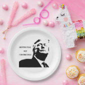 Trump/Destructive Not Constructive Paper Plate Pappteller (Party)