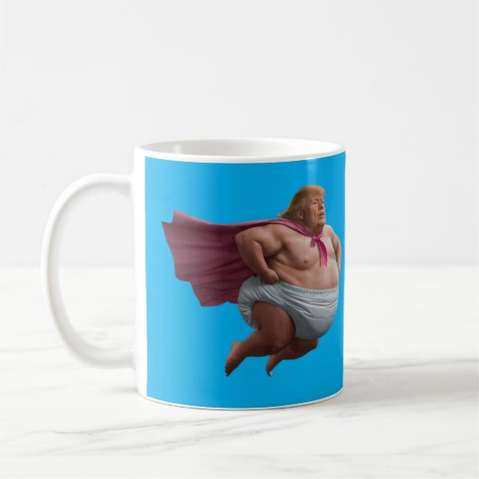 Trump Diaper Man Mug Kaffeetasse (Links)