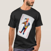 Trump die Clown-Joker-Karte T-Shirt (Vorderseite)