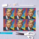 Trump die Farbe Seidenpapier (Handwerk)
