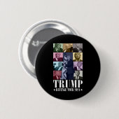 Trump Die Rache Tour 2024 Funny Button (Vorne & Hinten)