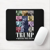 Trump Die Rache Tour 2024 Funny Mousepad (Mit Mouse)