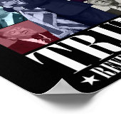 Trump Die Rache Tour 2024 Funny Poster (Ecke)