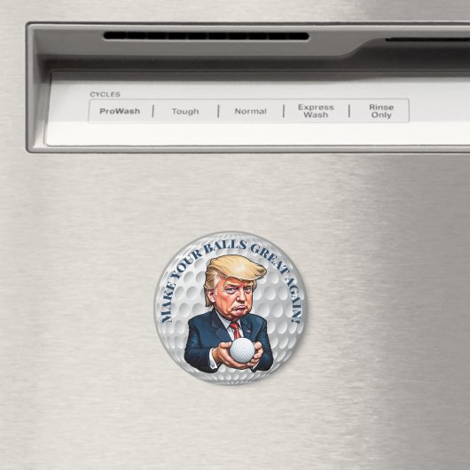 Trump dieser Golfball Magnet (In Situ (Geschirrspüler))