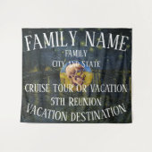 TRUMP Dinner Happy Hour Girls Boys Night Out 2025 Wandteppich (Vorderseite (Horizontal))