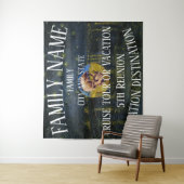 TRUMP Dinner Happy Hour Girls Boys Night Out 2025 Wandteppich (Beispiel)