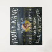 TRUMP Dinner Happy Hour Girls Boys Night Out 2025 Wandteppich (Vorderseite)