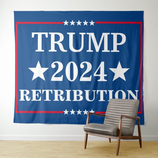 Trump-Distribution 18" x 24" Yard-Zeichen mit H-Ra Wandteppich (Beispiel (Horizontal))