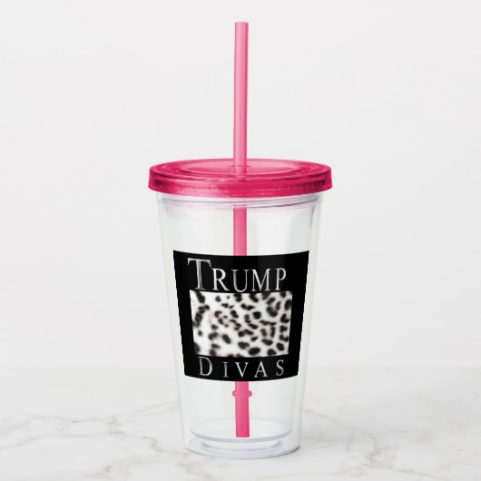 TRUMP DIVAS ACRYLTRINKBECHER (Vorderseite)