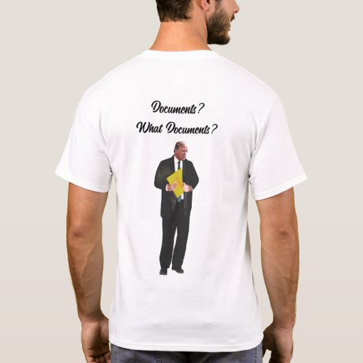 Trump Documents T - Shirt (Rückseite)