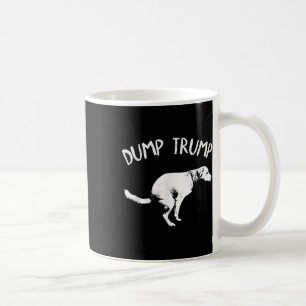Trump Dog Kackend Kaffeetasse