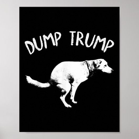 Trump Dog Kackend Poster (Vorne)