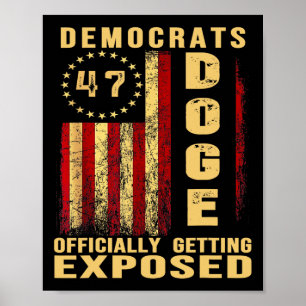 Trump Doge Abteilung für Regierungseffizienz Pat Poster