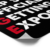 Trump Doge Deep State Officially Getting Exposed  Poster (Ecke)