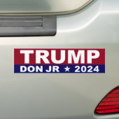 Trump Don Jr Präsident 2024 Autoaufkleber (Auf Auto)