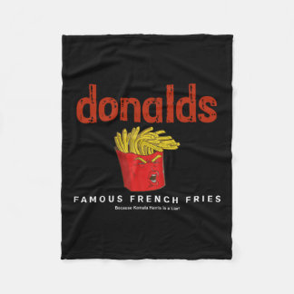 Trump Donalds Berühmte französische Fries, weil Ka Fleecedecke