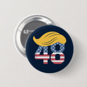 Trump Dritter Trump 2028 Button (Vorne & Hinten)