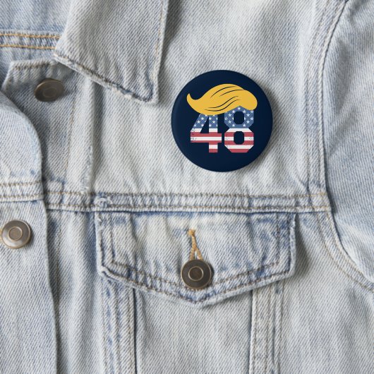Trump Dritter Trump 2028 Button (Beispiel)