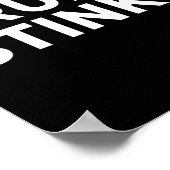 Trump dummt schlechte Stinks Poster (Ecke)
