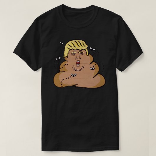 Trump Dump - Graffiti Style Decal Donald Trump Sti T-Shirt (Design vorne)