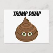 Trump Dump Postkarte (Vorderseite)