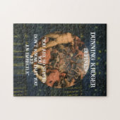 Trump Dunning Kruger: Stupid people Republicans Puzzle (Horizontal)