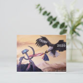 Trump Eagle 2020 Postcard Postkarte (Stehend Vorderseite)