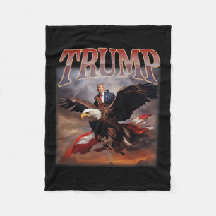Trump Eagle US-Präsident 2024 nimmt Amerika zurück Fleecedecke