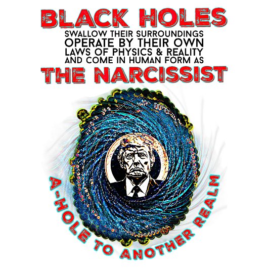 Trump: Ein Loch/Schwarzes Loch T-Shirt