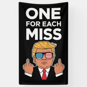 Trump Eins für jeden Fehler  Banner