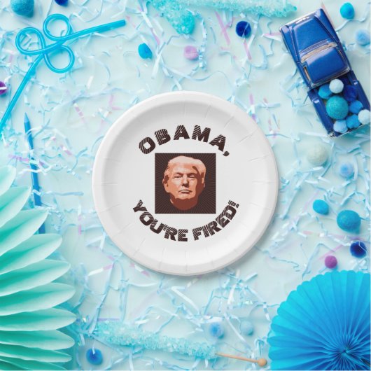 Trump Einweihung 2017 - Farbe Pappteller (Party)