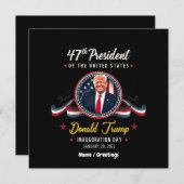 Trump Einweihung 20.01.2025 Feiern Einladung (Vorne/Hinten)