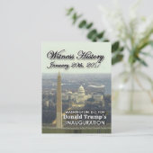 TRUMP Einweihung nach Karte (Stehend Vorderseite)