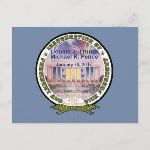 TRUMP Einweihung Postkarte