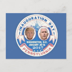 TRUMP Einweihung Postkarte