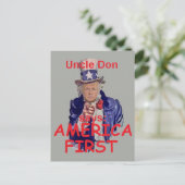 TRUMP Einweihung Postkarte (Stehend Vorderseite)