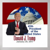 TRUMP Einweihung Print Poster (Vorne)