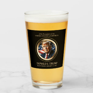 Trump Einweihungstag Sammler Beer Glas
