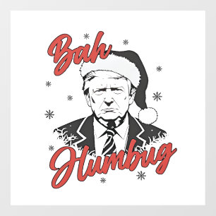 Trump Einweihungstag Weihnachten Weihnachtsfeierta Fensteraufkleber